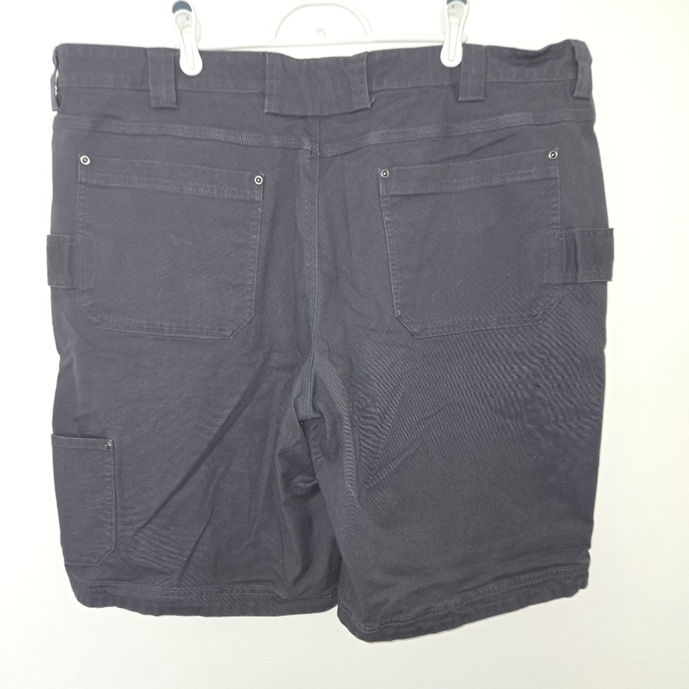 Mens Duluth Trading Co Flex Fire Hose Cargo Shorts Size 44 Navy - Picture 2 of 8